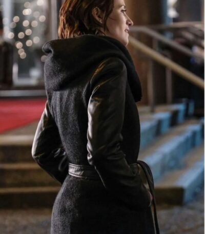 Chyler Leigh Supergirl Alex Danvers Hooded Black Jacket