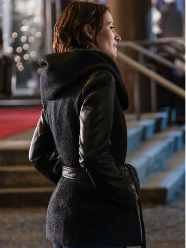 Chyler Leigh Supergirl Alex Danvers Hooded Black Jacket