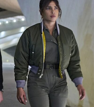Citadel Priyanka Chopra Jonas green Bomber Jacket
