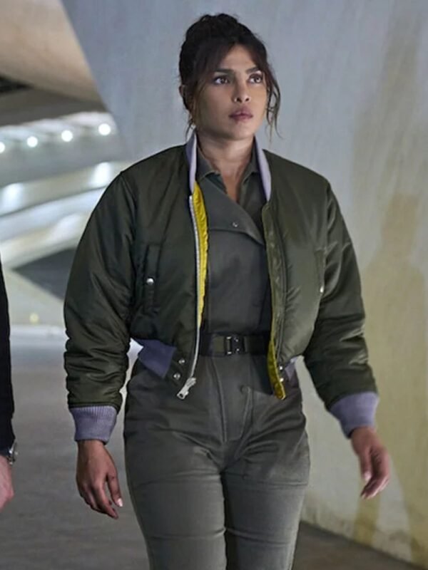 Citadel Priyanka Chopra Jonas green Bomber Jacket