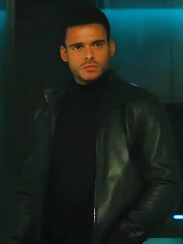 Citadel Richard Madden Black Leather Jacket