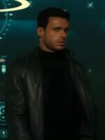 Citadel Richard Madden Black Leather Jacket