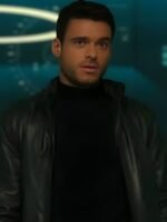 Citadel Richard Madden Black Leather Jacket