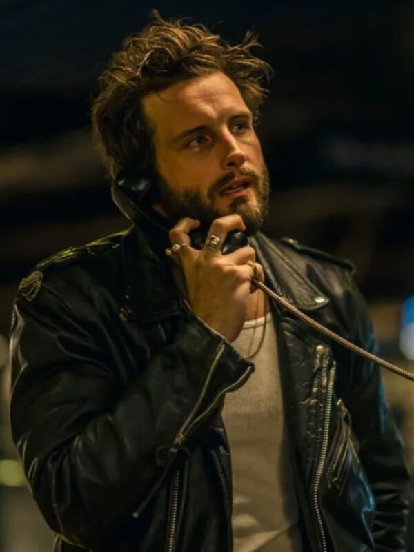 City On Fire 2023 Nico Tortorella Black Leather Jacket