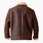 Clark Shearling Leather Brown Jacket