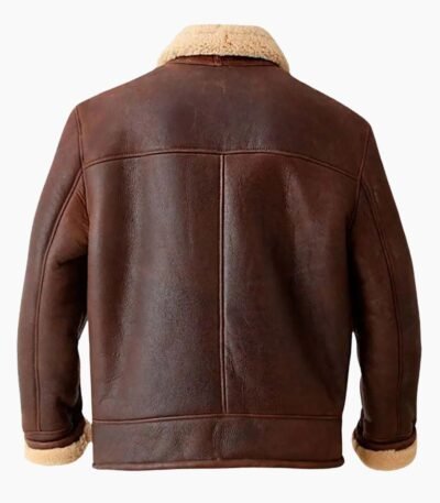 Clark Shearling Leather Brown Jacket