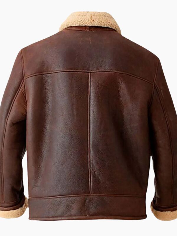 Clark Shearling Leather Brown Jacket