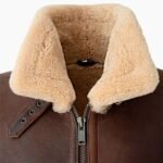 Clark Shearling Leather Brown Jacket