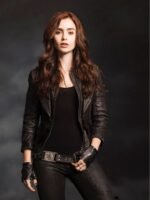 Clary Fray Shadowhunters Black Leather Jacket