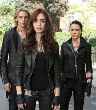 Clary Fray Shadowhunters Black Leather Jacket