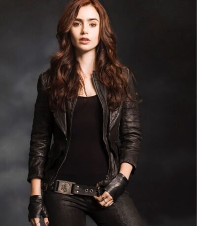 Clary Fray Shadowhunters Black Leather Jacket