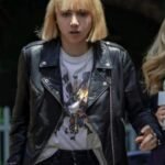 Clickbait 2021 Pia Brewer Black Leather Biker Jacket