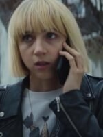 Clickbait 2021 Pia Brewer Black Leather Biker Jacket