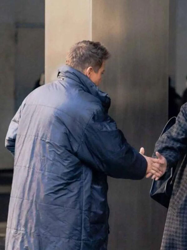 Clint Barton Hawkeye Blue Puffer Coat