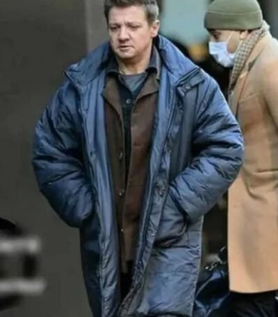 Clint Barton Hawkeye Blue Puffer Coat