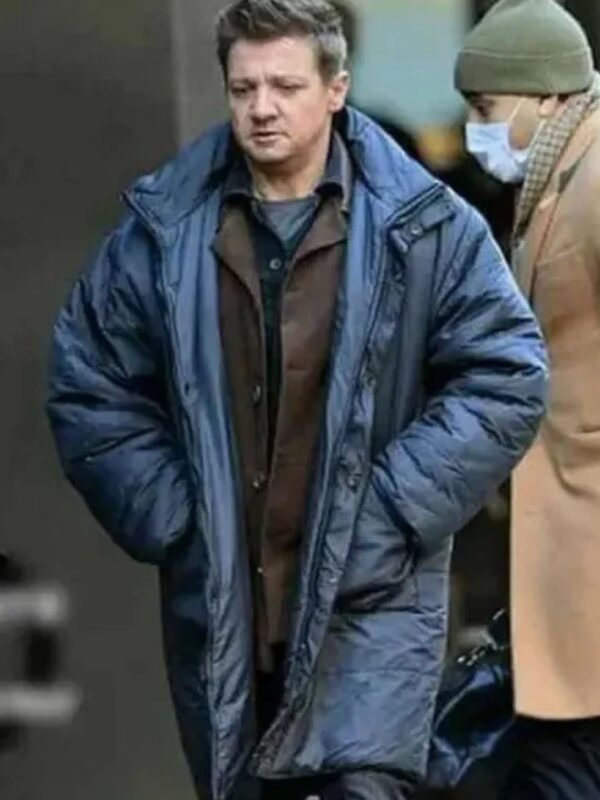 Clint Barton Hawkeye Blue Puffer Coat