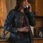Cobie Smulders Stumptown Dex Black Leather Jacket