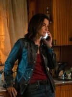 Cobie Smulders Stumptown Dex Black Leather Jacket