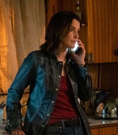 Cobie Smulders Stumptown Dex Black Leather Jacket