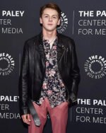 Cobra Kai Jacob Bertrand Event Black Leather Jacket