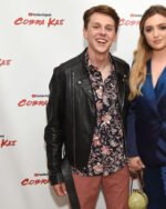 Cobra Kai Jacob Bertrand Event Black Leather Jacket