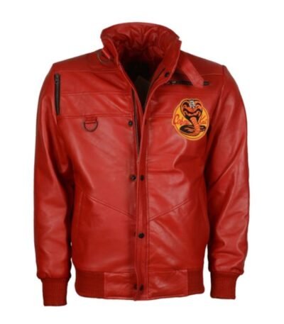 Cobra Kai Red Polyester Bomber Jacket