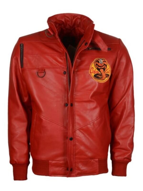 Cobra Kai Red Polyester Bomber Jacket