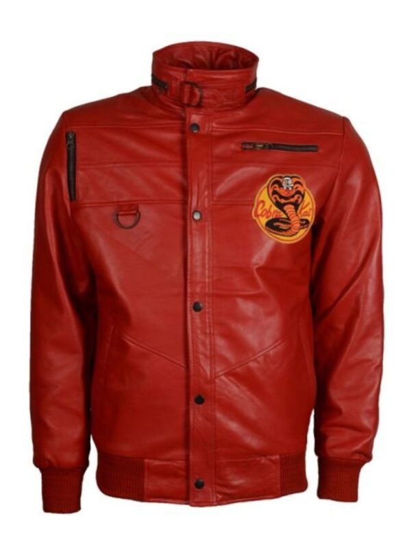 Cobra Kai Red Polyester Bomber Jacket