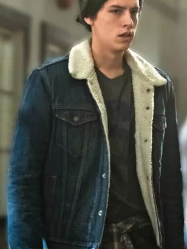 Cole Sprouse Riverdale Denim Fur Jacket