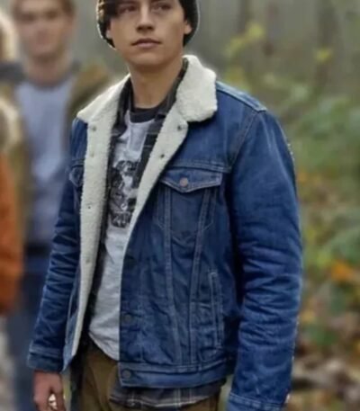 Cole Sprouse Riverdale Denim Fur Jacket