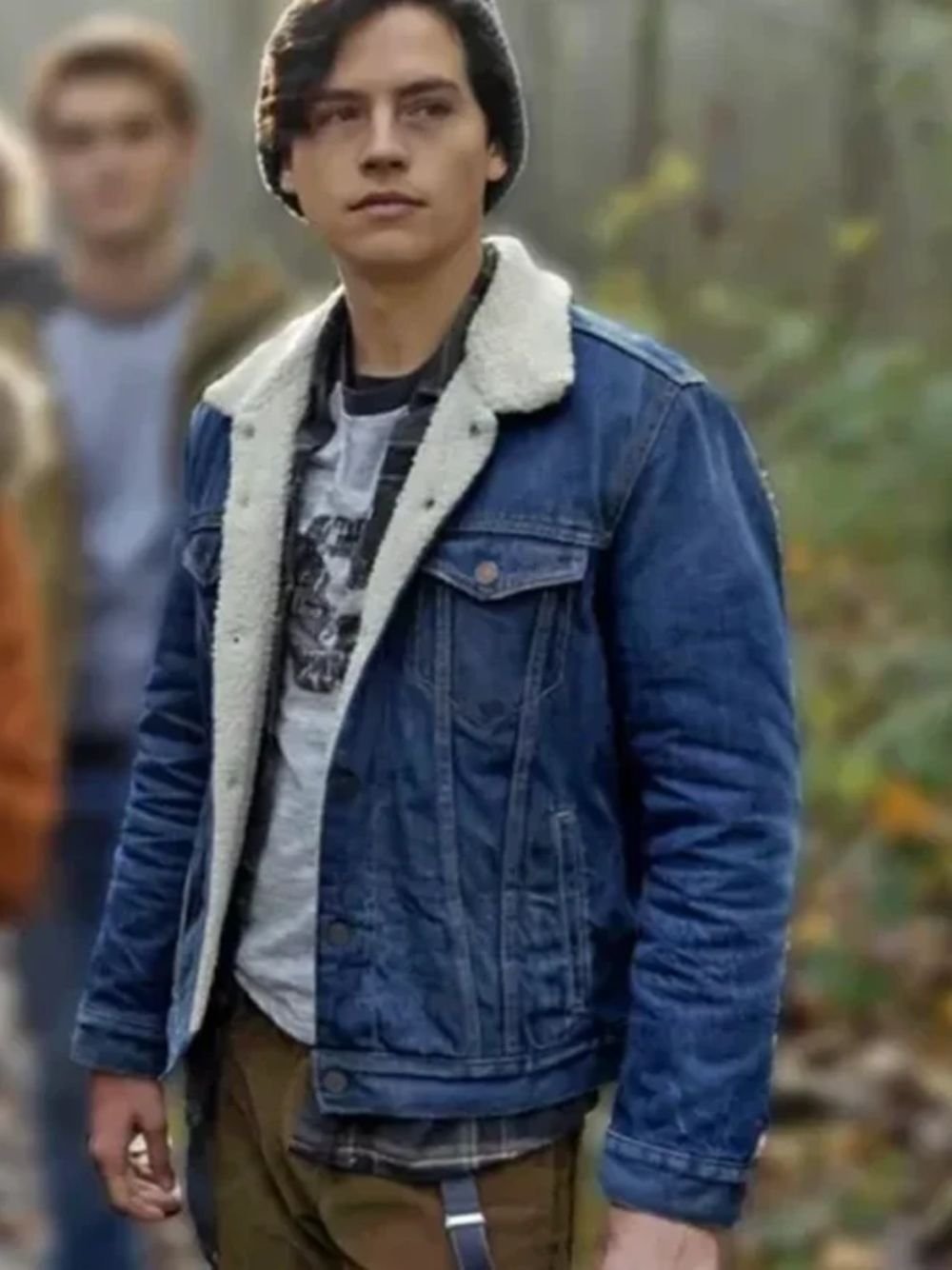 Cole Sprouse Riverdale Denim Fur Jacket Cole Sprouse Riverdale Denim Fur Jacket