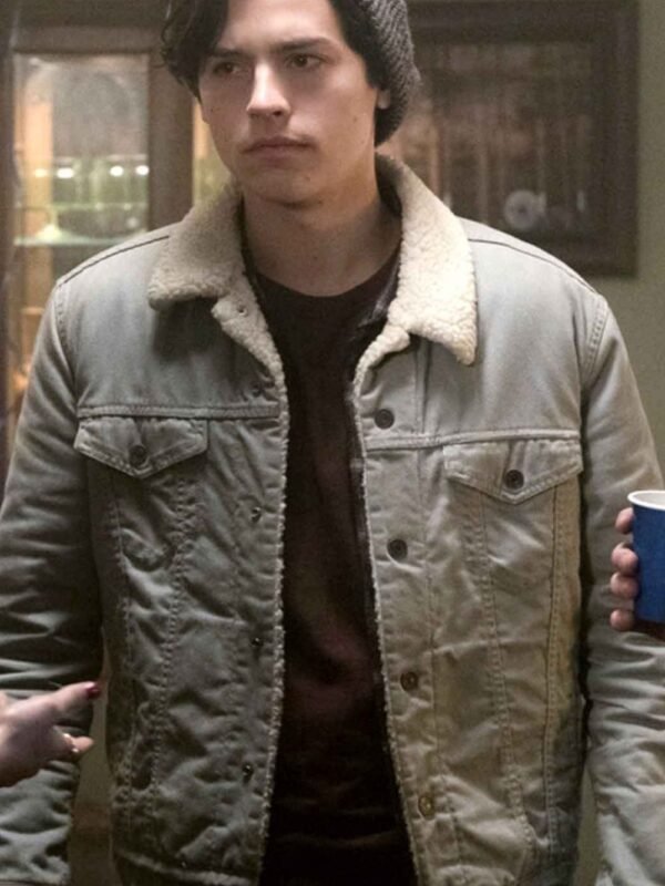 Cole Sprouse Riverdale Grey Denim Jacket