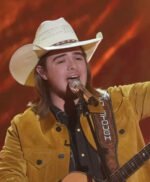 Colin Stough American Idol Brown Suede Leather Jacket