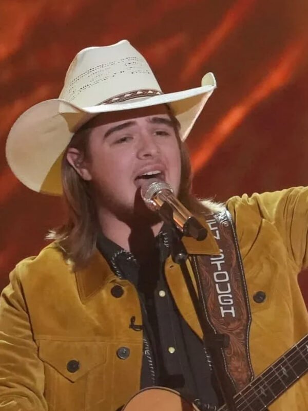 Colin Stough American Idol Brown Suede Leather Jacket