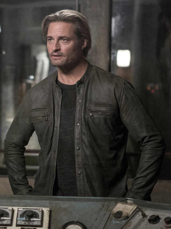 Colony Josh Holloway Black Leather Jacket