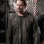 Colony Josh Holloway Black Leather Jacket