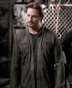 Colony Josh Holloway Black Leather Jacket