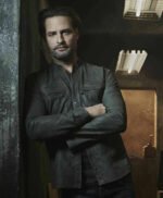Colony Josh Holloway Black Leather Jacket