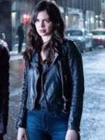 Conor Leslie Titans Donna Troy Black Leather Jacket