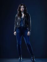 Conor Leslie Titans Donna Troy Black Leather Jacket