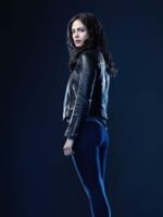 Conor Leslie Titans Donna Troy Black Leather Jacket