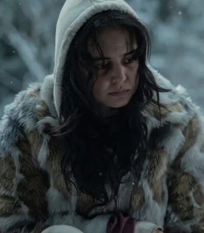 Courtney Eaton Yellowjackets S02 Fur Jacket
