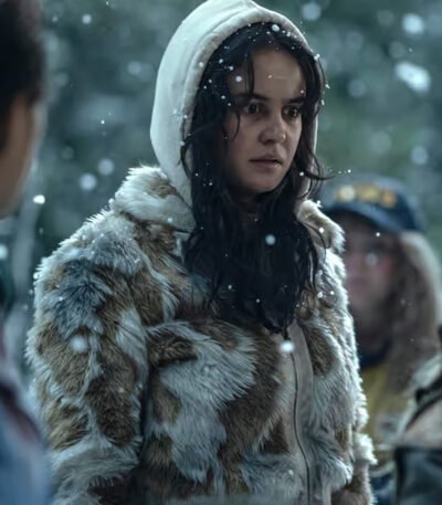 Courtney Eaton Yellowjackets S02 Fur Jacket