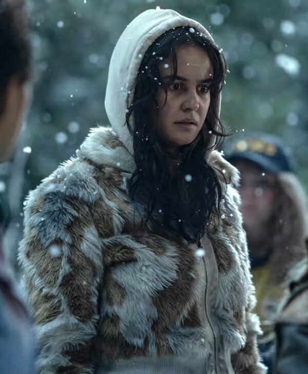 Courtney Eaton Yellowjackets S02 Fur Jacket
