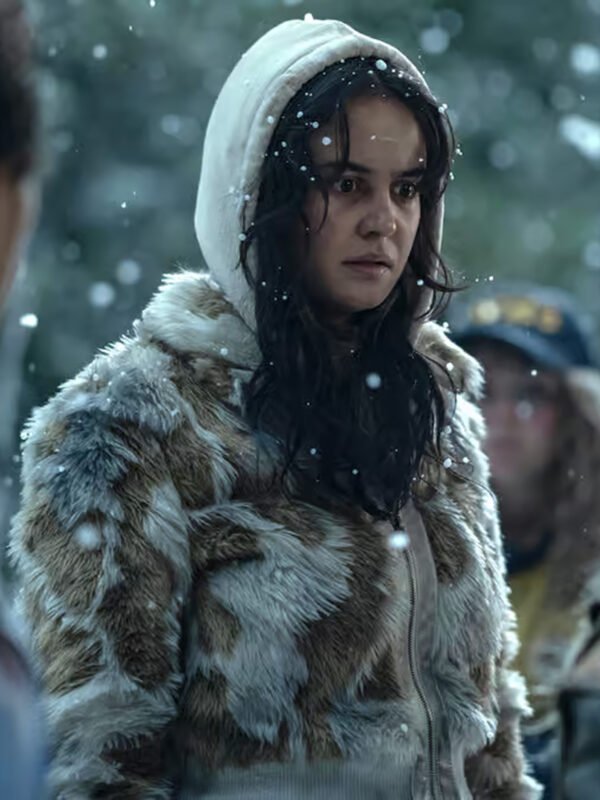 Courtney Eaton Yellowjackets S02 Fur Jacket