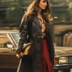 Cruella Emily Beecham Black Long Coat