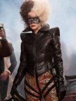 Cruella de Vil Black Shirt Style Collar Jacket