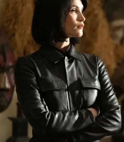Culprits S01 Dianne Harewood Black Leather Jacket