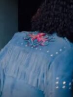 Culprits S01 Kirby Blue Studded Leather Jacket