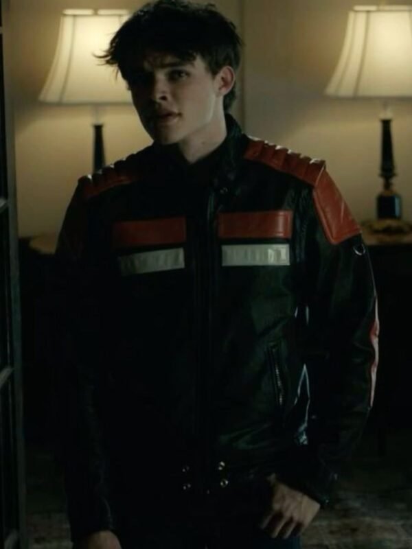 Curran Walters Titans Jason Todd Quilted Leather Jacket